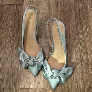 Size 6 Satin Heels - BHLDN